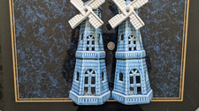 Windmill ornaments (two)