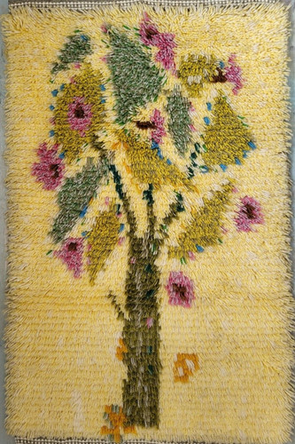 Retro swedish wool - wool, rug