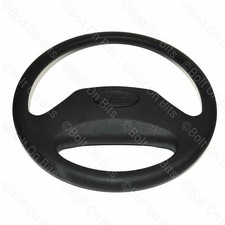 2 Spoke BLACK Steering Wheel &