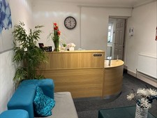 Large Wooden Reception Office