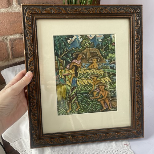 Vintage balinese original - vintage, art