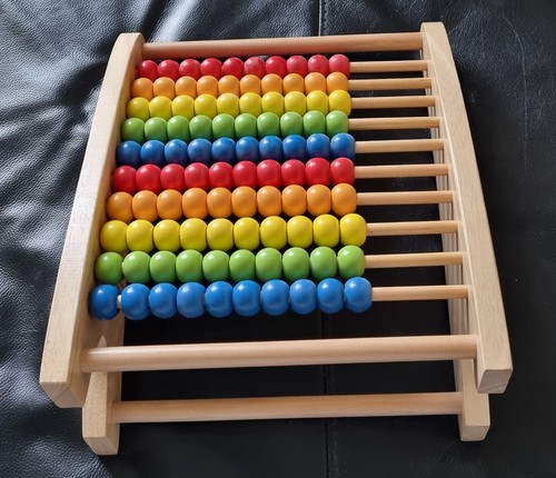 Wooden abacus - wooden,