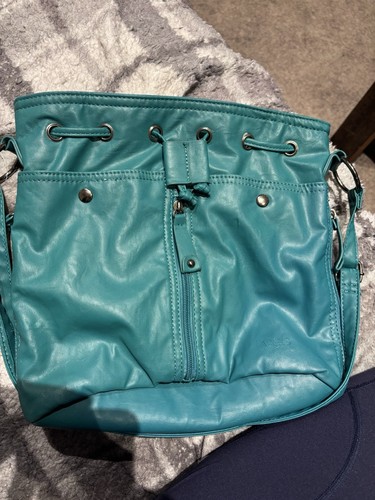 Vgg teal drawstring crossbody - drawstring,