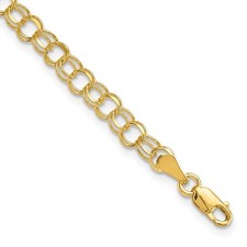 10KY Solid Double Link Charm
