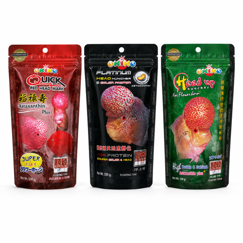 Set okiko flowerhorn fish - set, 3