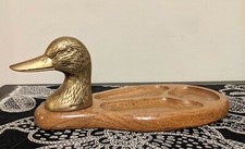 Gentleman's Wooden Brass Duck