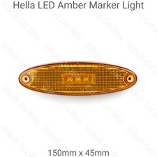 HELLA 12v LED Amber Side