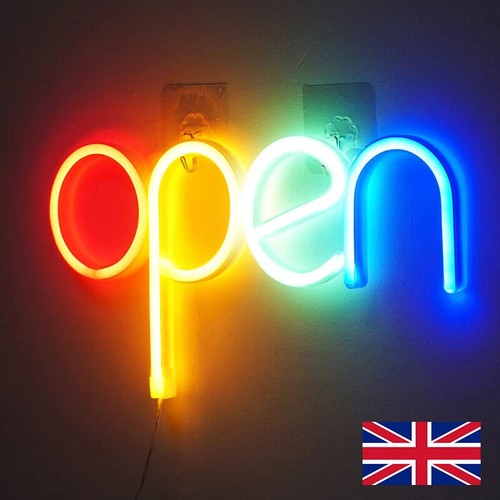 Large bright led open welcome - led,