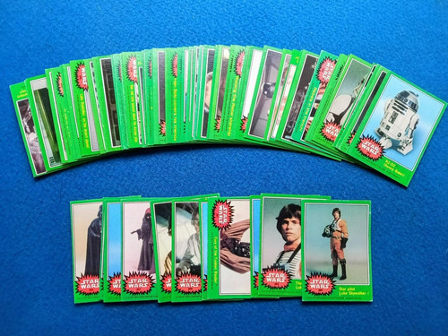 Topps 1977 green set - topps,