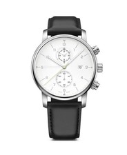 WENGER Men Analog Quartz Casual Watch Classic Dress White Dial Waterproof Round