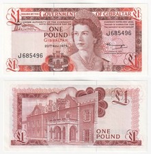 Gibraltar pound banknote - gibraltar, £1