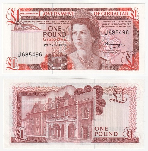 Gibraltar pound banknote - £1,