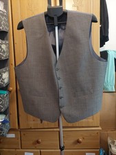 Daniel Hechter Paris Men's Grey Wool & Mohair Waistcoat Size 44S