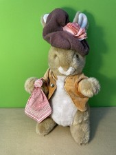 Benjamin Bunny EDEN Soft Plush Toy Beatrix Potter Peter Rabbit. 14 Inches High