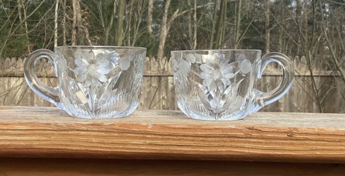Pairpoint cut glass - 2, daisy