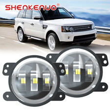 4 Inch LED Front Round Fog Light Lamp For Land Rover Range Rover Sport 2010-2013
