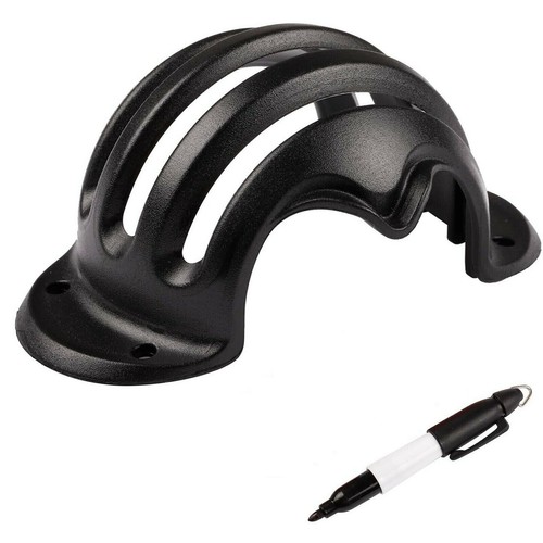 Black golf ball liner - black,