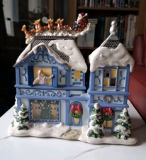 PartyLite Night Before Christmas Musical RARE TeaLight Holder EXCELLENT Box used