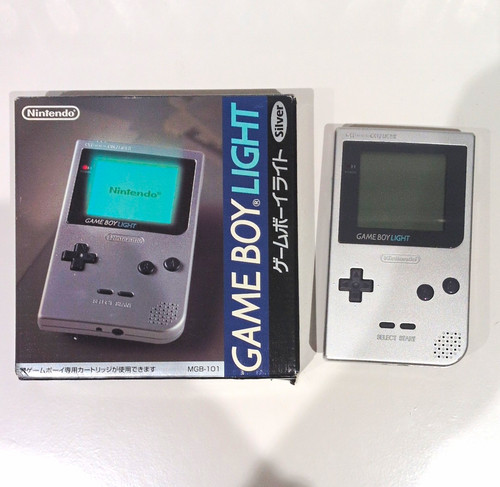 Nintendo game boy - light, silver