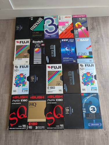 Recordable vhs tapes - x,