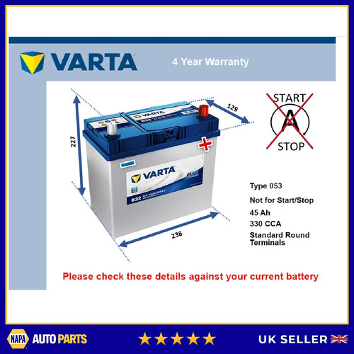 Battery fits auto union - battery,