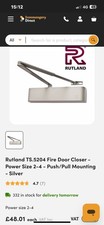 Rutland TS5204BC Power Door Closers for 2-4 Inch Thickness
