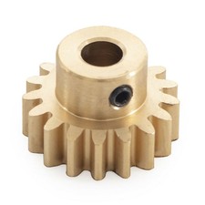 Brass 17T Motor Gear Pinion Cogs Replacement For Axial 1/10 RBX10 Ryft RC Parts