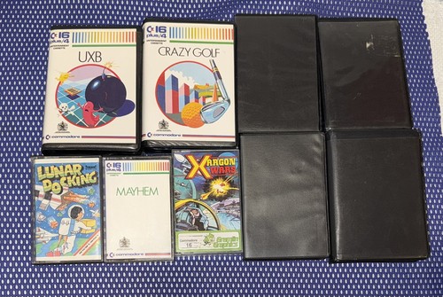 Commodore empty game boxes - commodore,