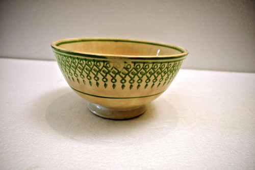 Vintage spongeware pottery - vintage,