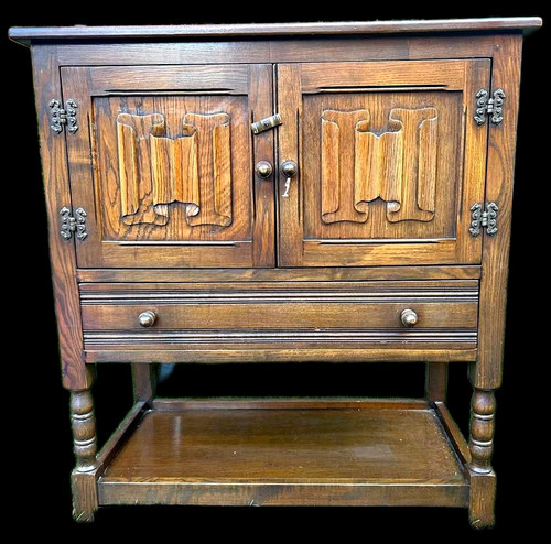 Vintage oak linenfold - vintage,