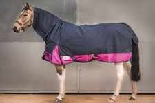Lightweight Turnout Navy/Raspberry 600D 5'3-6'9 Rug Horse 600 Denier Lite COMBO