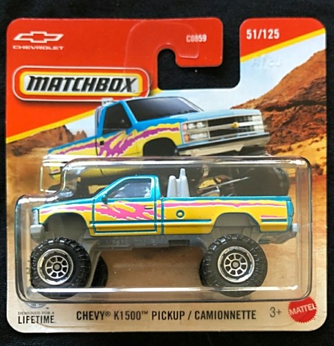 Matchbox chevy k1500 pickup - chevy,