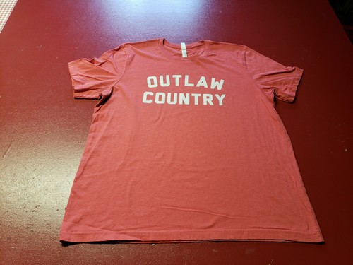 Outlaw country shirt red xxl - t-shirt,