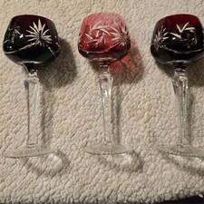 EXQUISITE BOHEMIAN GLASS TALL