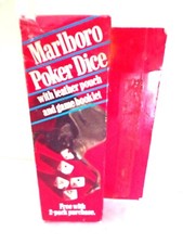 Vintage marlboro poker dice - vintage,