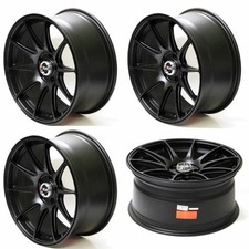 MATTE BLACK XXR 527 18" 8.5J ET38 5x108 FORD  WIDE RIMS ALLOYS WHEELS Z2672