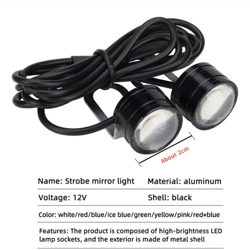 Led motorcycle fog light - fog, front