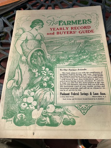 Vtg the farmers yearly record - the,