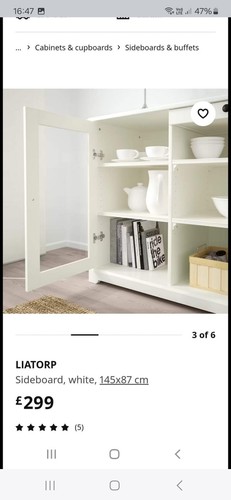 Ikea liatorp white - liatorp, sideboard