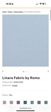 Sale /Romo Linara Sky  Fabric