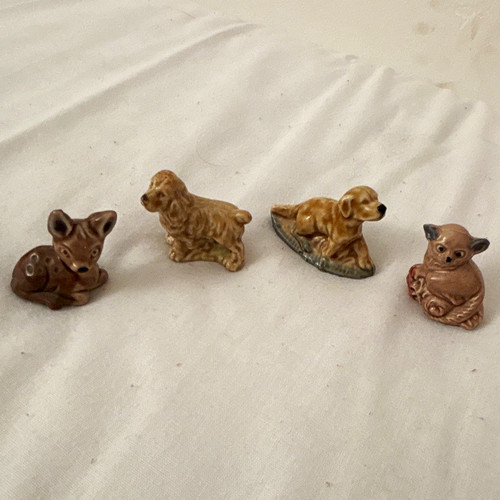 Ceramic mini animal figurines - mini,