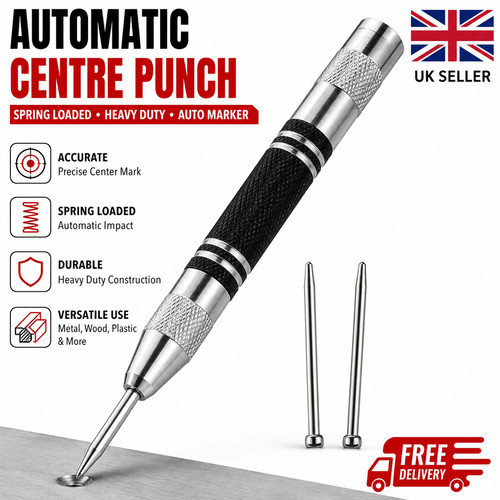 Automatic centre punch - automatic, spring