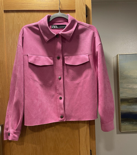 Zara women pink shacket - women’s,