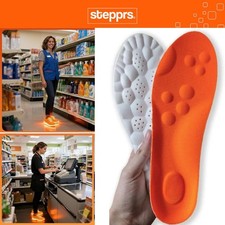 Stepprs Comfort Boosting Massage Insoles for Heel & Plantar Fasciitis