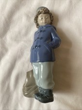 Figurine Ornament Of Young Boy In Winter Outfit *read info*