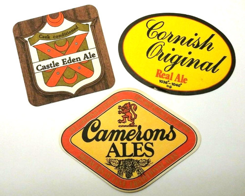 Vintage beer mats - beer,