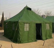 High Quality Canvas Camping Hiking Military Tent