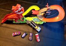 T Rex Takedown Hot Wheels Set  ***Rare***