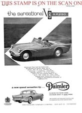 DAIMLER 'SP250' V8 2.5 Litre Sports Car ADVERT : Original 1960 Print Ad 704/20
