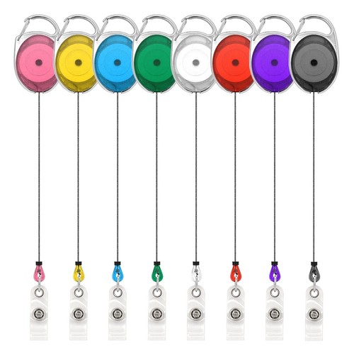 Retractable card holder - retractable, id